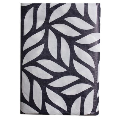 Obrus winylowy MUSTER 150 x 180 cm biało-czarny