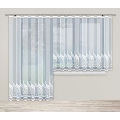 Firana żakardowa 160 x 300 cm biała