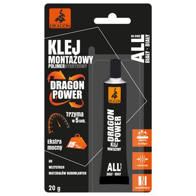Dragon Klej montażowy POWER polimer hybrydowy 20 g