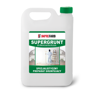 Specjalistyczny preparat gruntujący SUPERGRUNT drobnocząsteczkowy 5 l