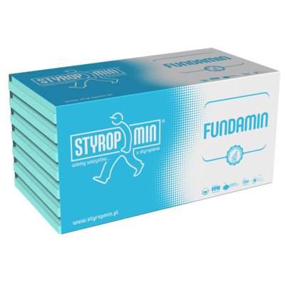 STYROPMIN Płyta izolacyjna FUNDAMIN gr.050 frezowana 600 x 1235