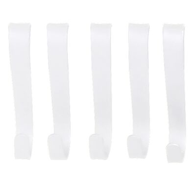 Haczyki kuchenne białe 5 szt.