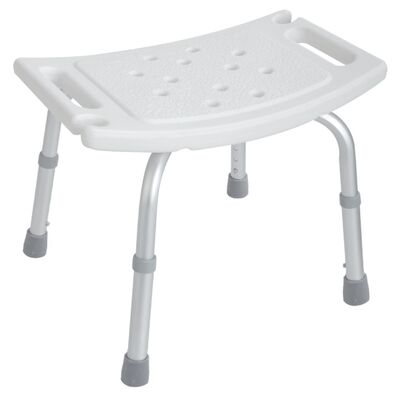 Krzesło prysznicowe białe 35,5 cm AWD Interior