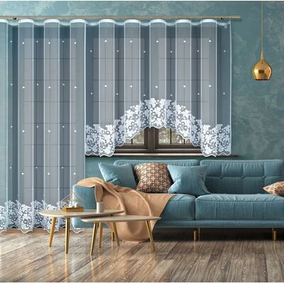 Firana gotowa 120 x 300 cm biała