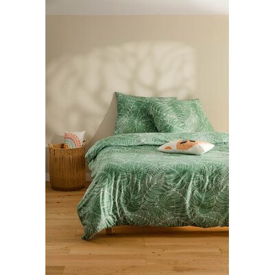 Pościel z mikrofibry Calmness 160 x 200 cm zielony