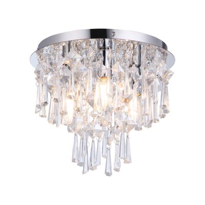 Żyrandol HYZOP E14 transparent/chrom