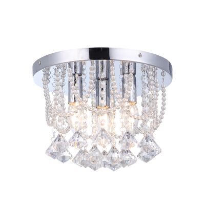 Żyrandol AZALIA E14 transparent/chrom