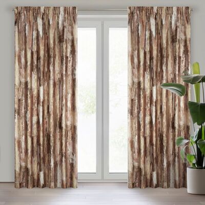 Zasłona gotowa Ella tunel 140 x 270 cm ceglany brązowy