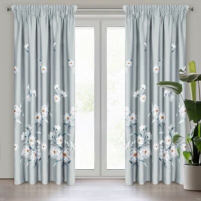 Zasłona gotowa Nila na taśmie 140 x 270 cm srebrny