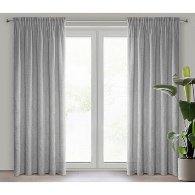 Zasłona gotowa Agis tunel 140 x 270 cm srebrny