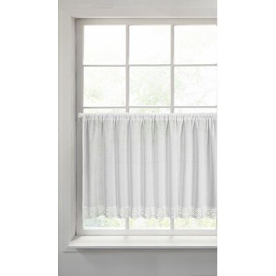 Firana gotowa Vince na taśmie 150 x 60 cm biały