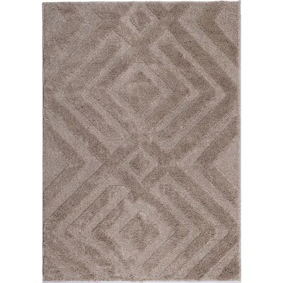 Dywan Pisa 80 x 150 cm romby beżowy