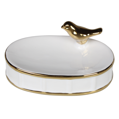 Mydelniczka Pouli 13 x 9 x 6 cm biały