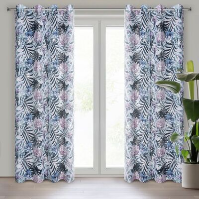 Zasłona gotowa na przelotkach Malibu 140 x 250 cm wielokolorowy