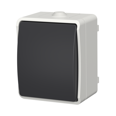 Łącznik uniwersalny Aqua Plus IP54 szary