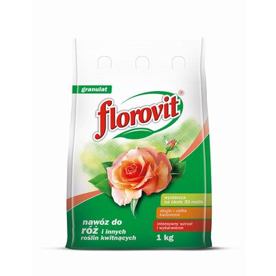 Nawóz do róż i innych roślin kwitnących worek 1 kg Florovit