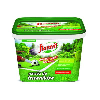 Nawóz do trawników z mchem wiadro 8 kg Florovit