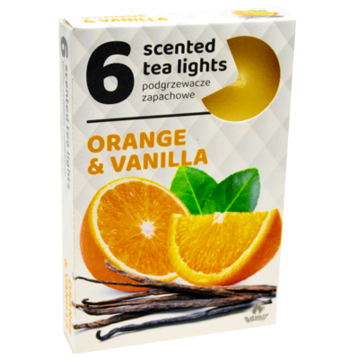 Podgrzewacze zapachowe wanilia-pomarańcza