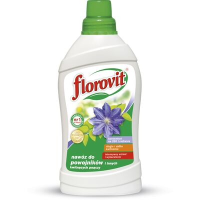 Nawóz do powojników i innych kwitnących pnączy butelka 1 kg Florovit