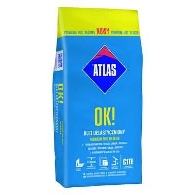 Atlas Klej do płytek OK! UELASTYCZNIONY 5 kg folia