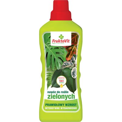 Nawóz do roślin zielonych butelka 1,1 kg Fruktovit