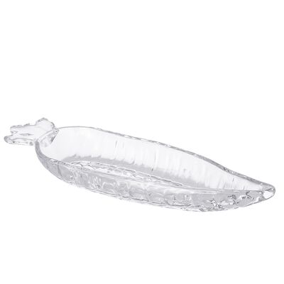 Patera szklana marchewka 16,5 x 8 x 3,5 cm
