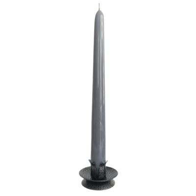 Świeca stożkowa 24 x 2,2 cm lakier stalowe magnolie