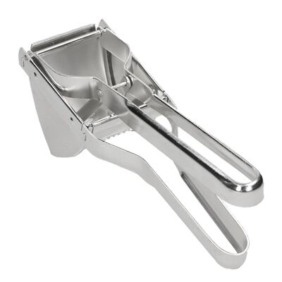 Praska do ziemniaków 27,5 x 9,5 x 8 cm srebrna