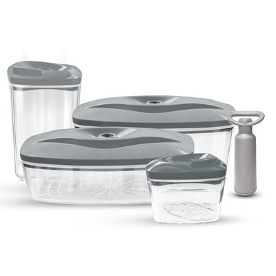 Pojemniki do próżniowego przechowywania żywności SET 4