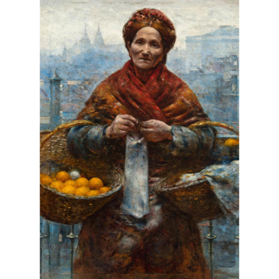 Obraz na płótnie 50 x 70 cm Pomarańczarka