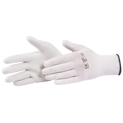 Rękawice 87 białe nylon XXL kat.II