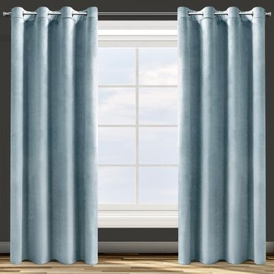 Zasłona na przelotkach ROSA 140 x 250 cm morski