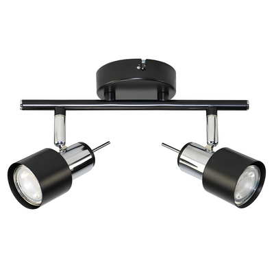 Reflektor 2-punktowy ORO STERNA 2xGU10 czarny