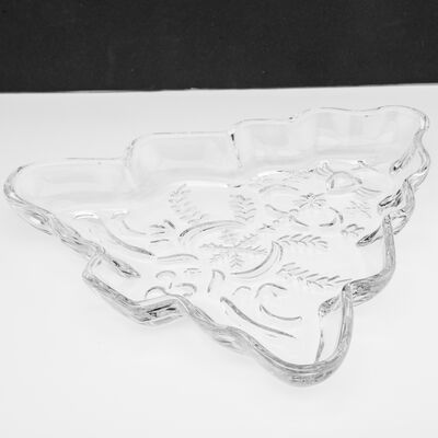 Talerz dekoracyjny choinka 22 x 17,5 x 2,5 cm