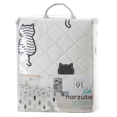 Narzuta KID/18 170 x 210 cm biało-czarny