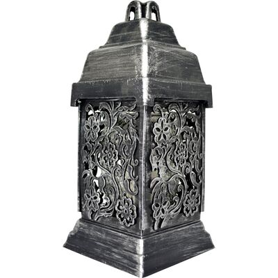 Znicz KATEDRA kwiat 14,5 x 32 cm 24 h 80 g srebrny