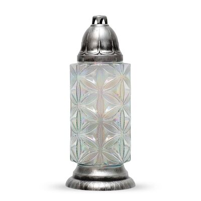 Znicz 13 x 36 cm 75 h 230 g srebrny