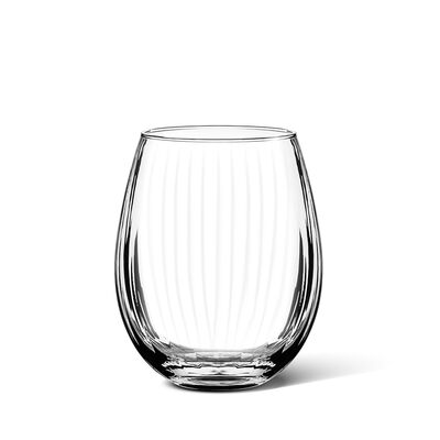 Komplet 4 szklanek 440 ml PLISSE