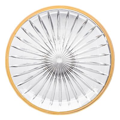 Talerz ze złotym obrzeżem Venus Gold 25 cm