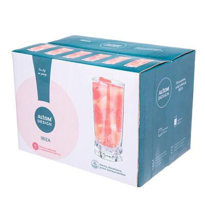 Komplet 6 szklanek Ibiza 300 ml
