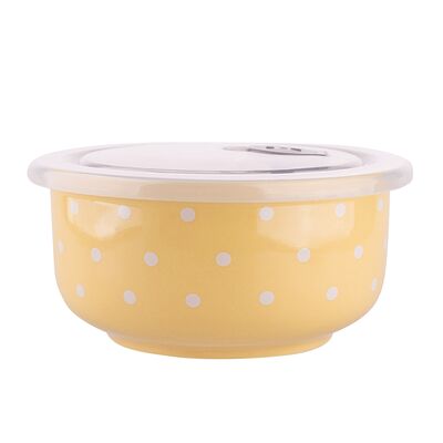 Miska z pokrywką hermetyczną NBC 550 ml waniliowa