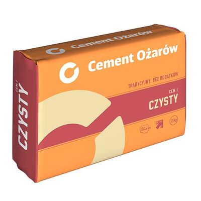 Cement CZYSTY (CEM I 42,5N) 25 kg Cement Ożarów