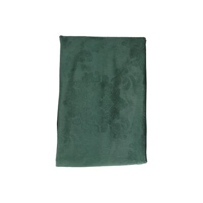 Obrus 140 x 220 cm zielony/czerwony