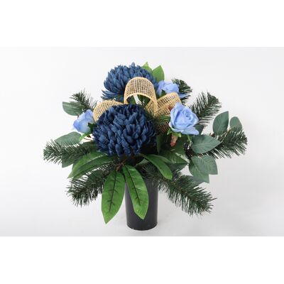 Stroik dekorowany w wazonie KWB-42 niebieski