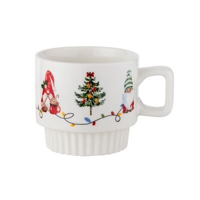 Kubek Holly sztaplowany reliefowany 350 ml