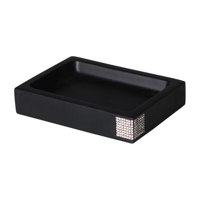 Mydelniczka Chiq 11 x 8 x 2 cm czarny