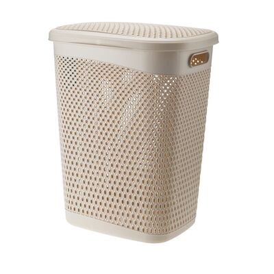 Kosz na bieliznę 55 l Orion 02893 beż
