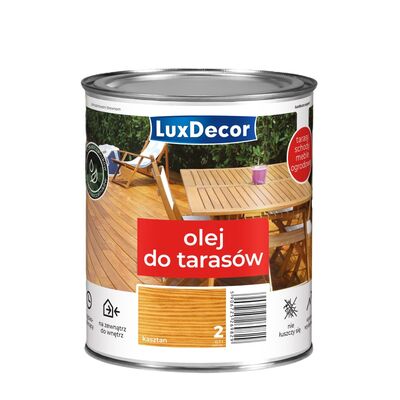 LuxDecor Olej wodny do tarasów kasztan 0,7 l