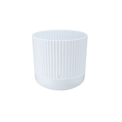 Doniczka z podstawką NOSTALGIA 18 cm 29403 biały