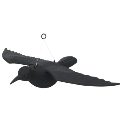 Ptak sztuczny kruk 58 x 41 x 11 cm